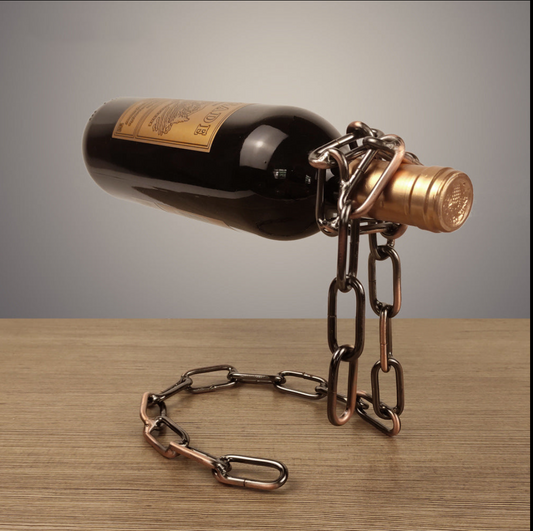 Stylish wine bottle holder that will impress