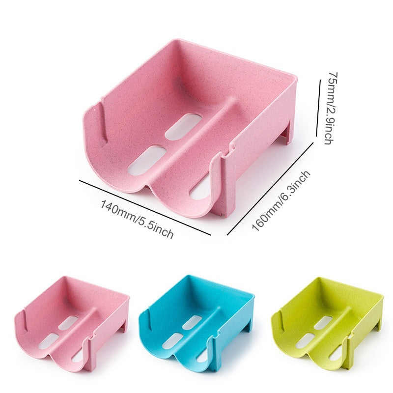 Refrigerator and cupboard water bottle storage