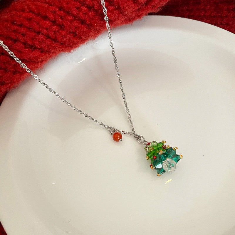 Christmas Tree Pendant Necklace