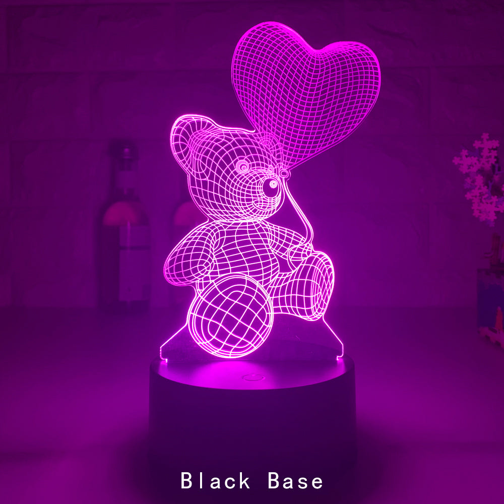 Glowing love bear