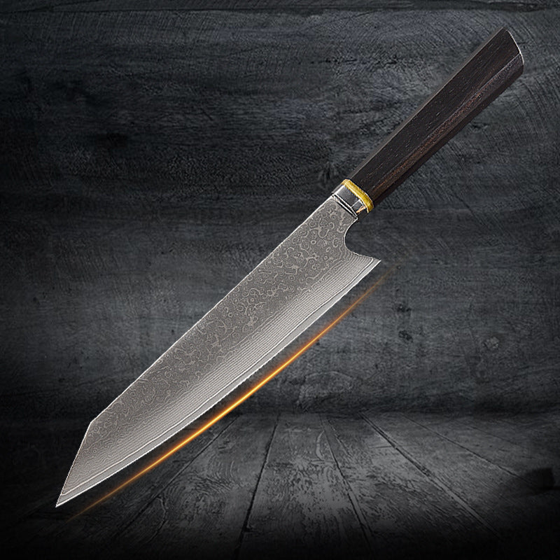 Damascus Steel VG10 Chef's Knife With Octagonal Handle