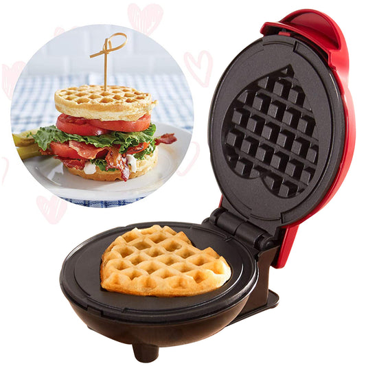 Wake Up to Mega Love Waffle Hearts