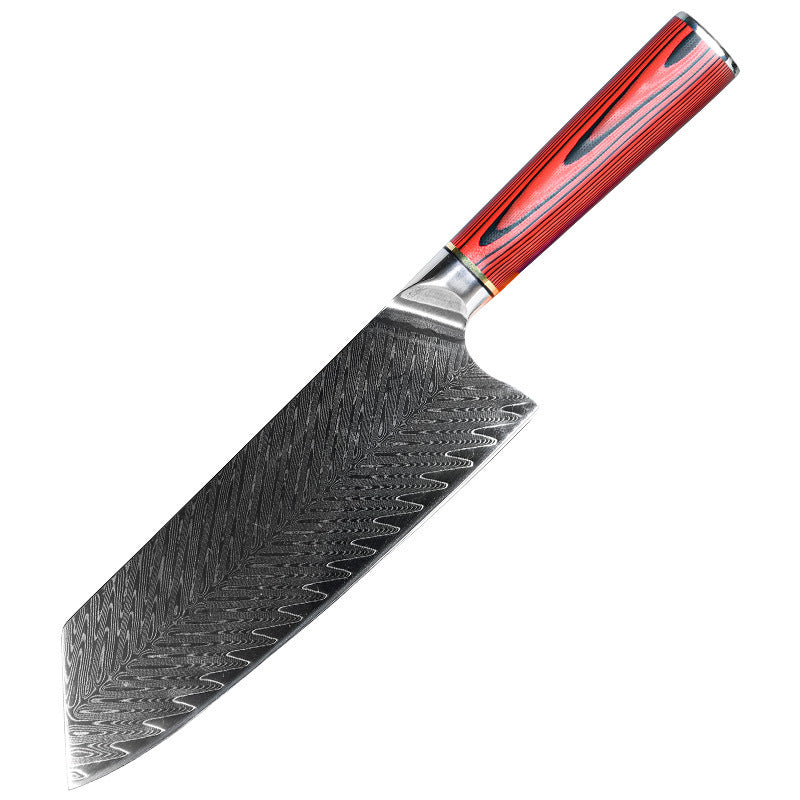 Damascus Steel Chinese Cleaver Household Meat