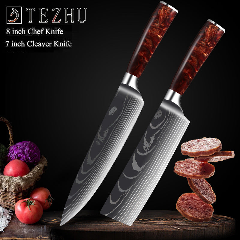 Ultra-Sharp & Easy Grip Multipurpose Stainless Steel Knife set