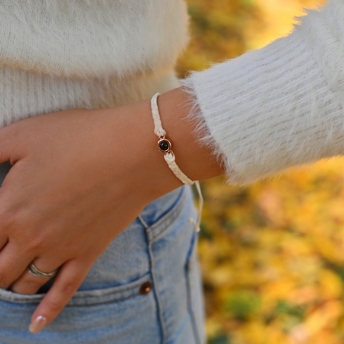 Hand Woven Bracelet with pendant