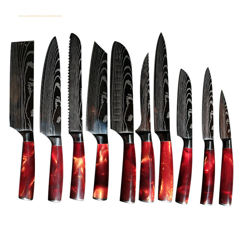 Western Style 8 Piece Chef's Knife