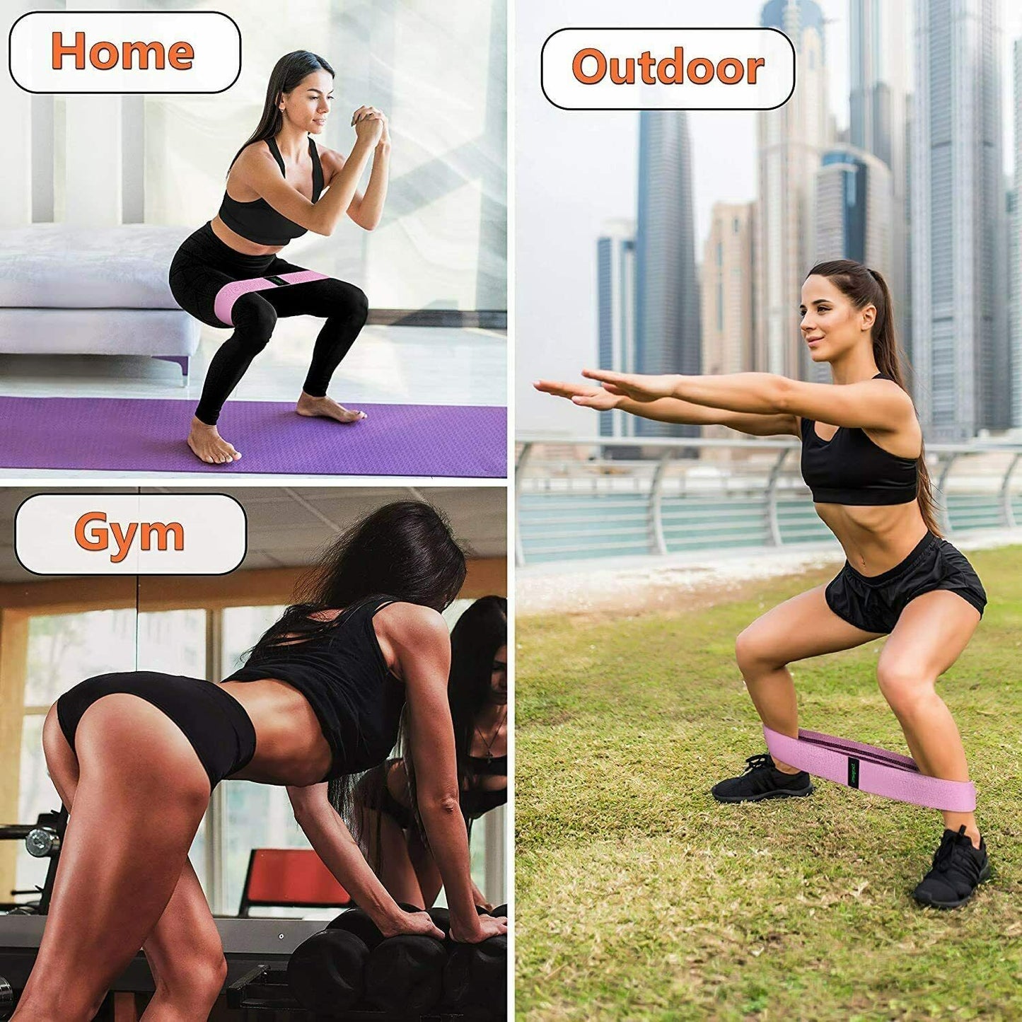 FitFlex Pro Loop Bands: Ultimate Set for Sculpting Legs & Butt