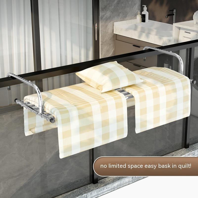Stainless Steel Drying Rack Retractable Folding Hanger
