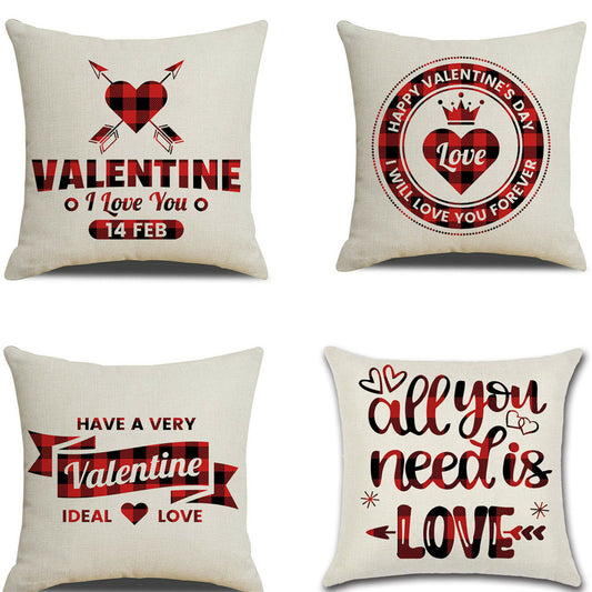 Love letters pillowcase cushion covers