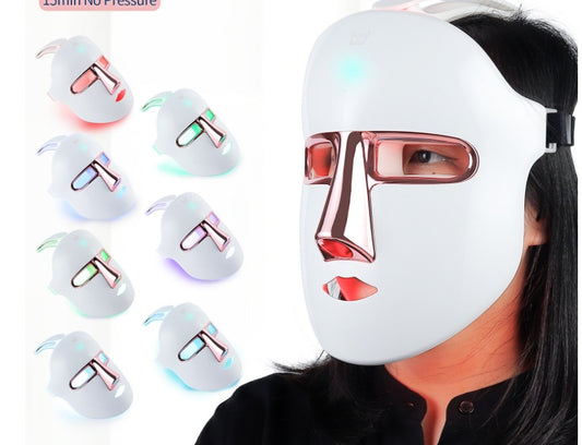 Electric Light Beauty Instrument Facial Mask Instrument Seven Color Light