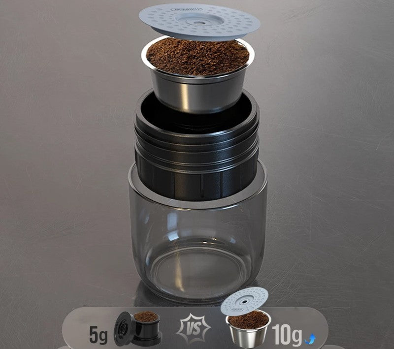 Home Small Italian Espresso Outdoor Mini Handheld Fully Automatic Coffee Maker