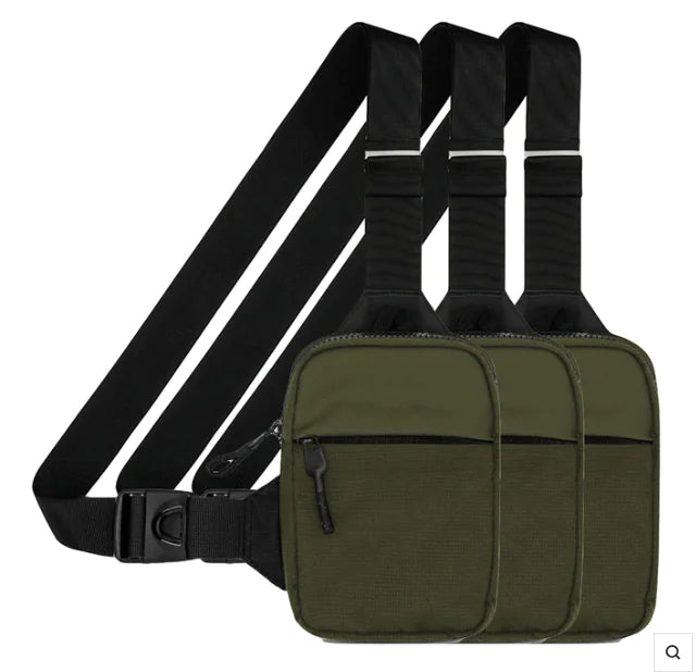 Black Travel Sling Bag