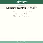 Music Lover's Gift Set — Mug Print and Notebook Bundle