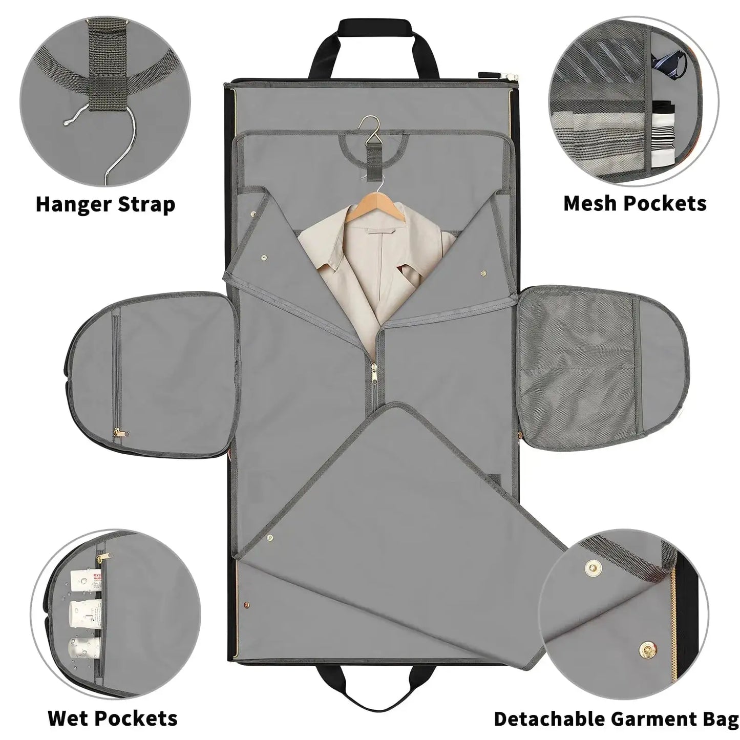 Travel Suit Garment Packaging Bag