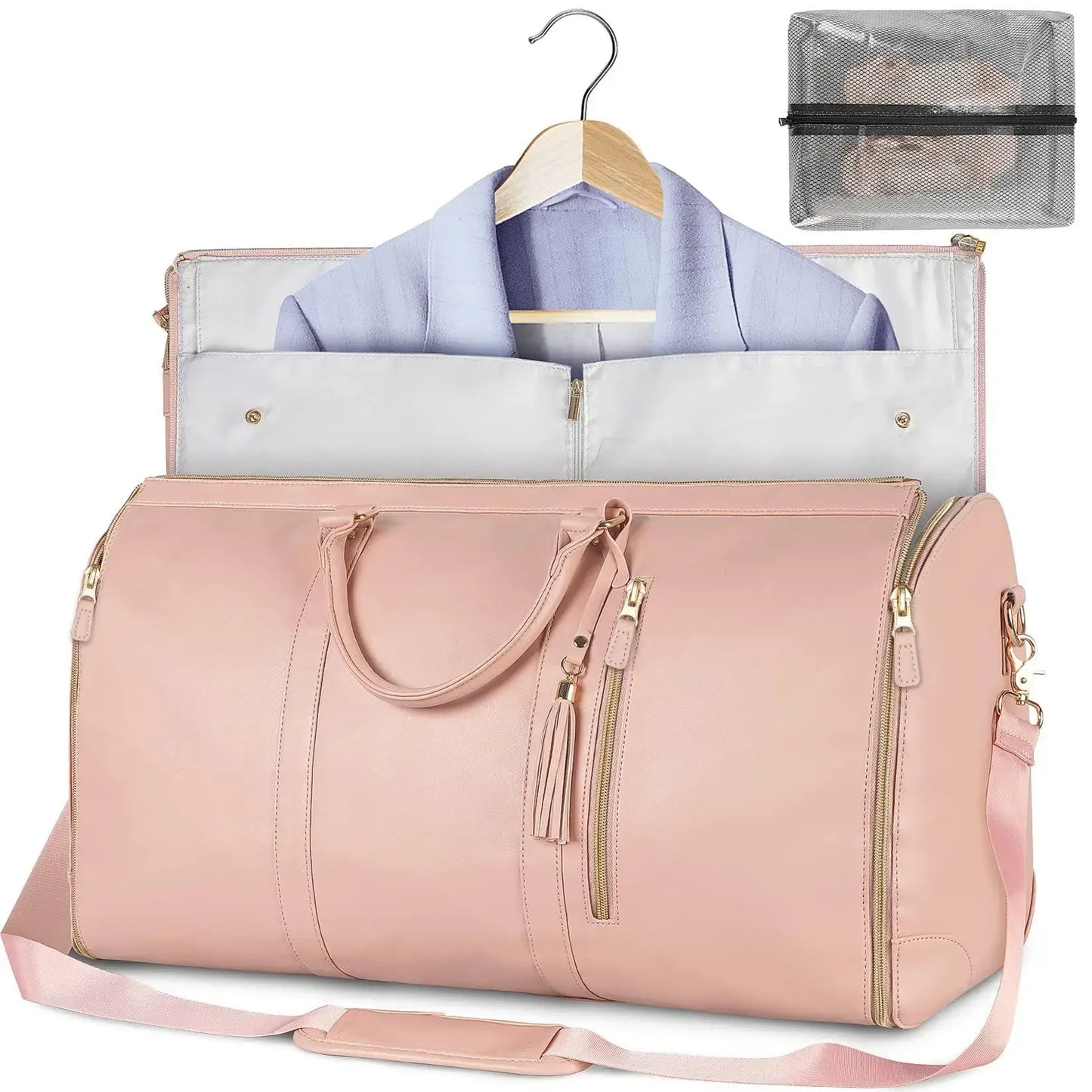 Large Capacity Travel Duffle Bag pink