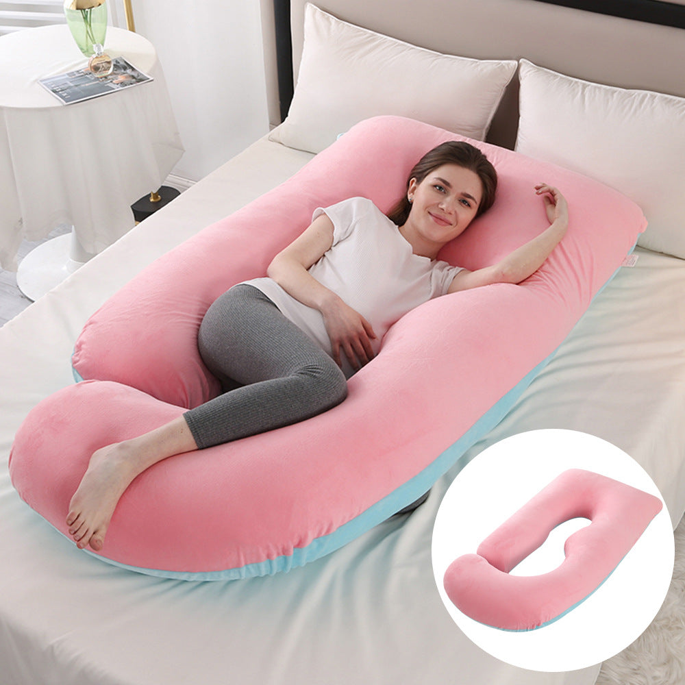 Maternity Pillow Waist Support Side Sleeping Slope Pillow J-type