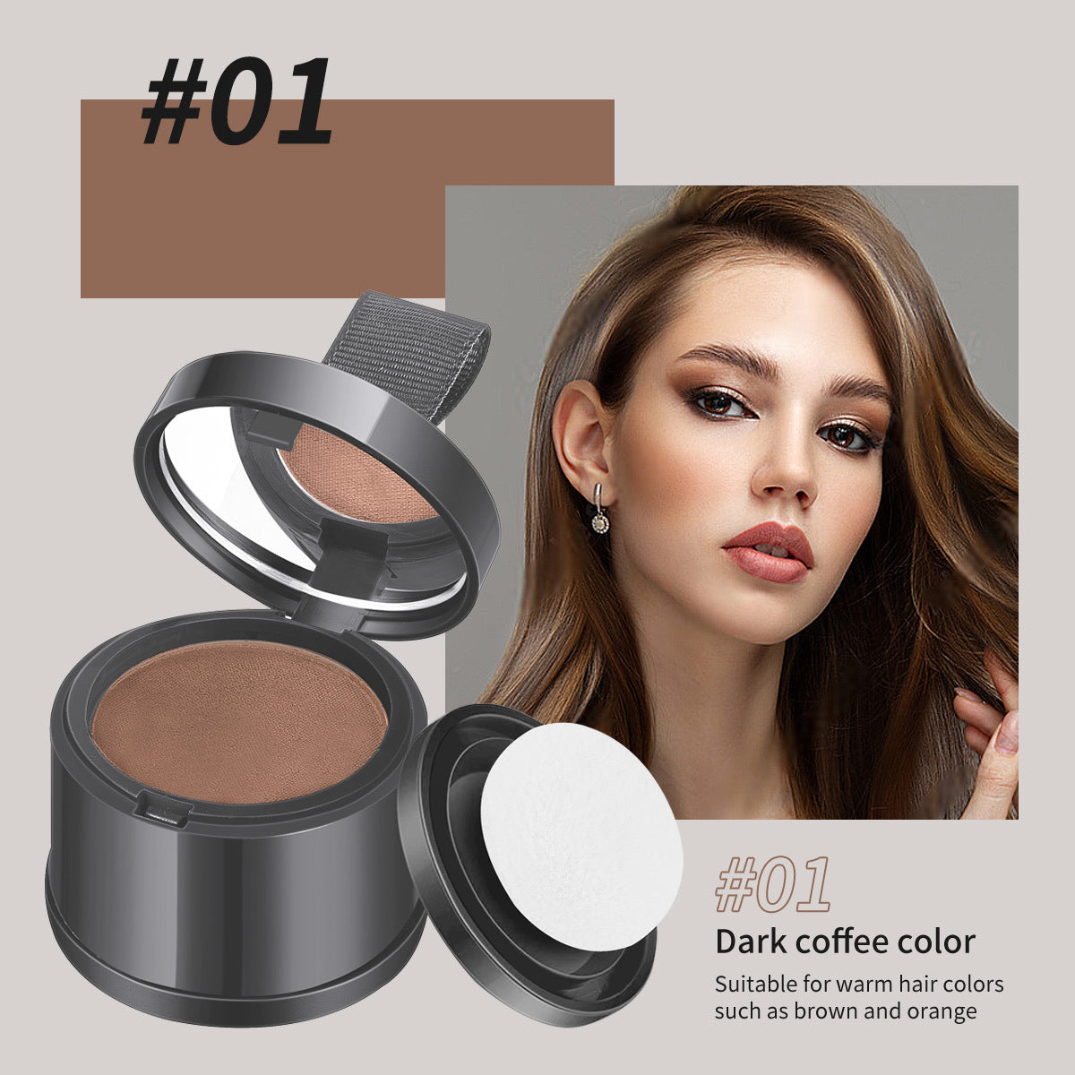 Hairline Repair Powder Dark coffee