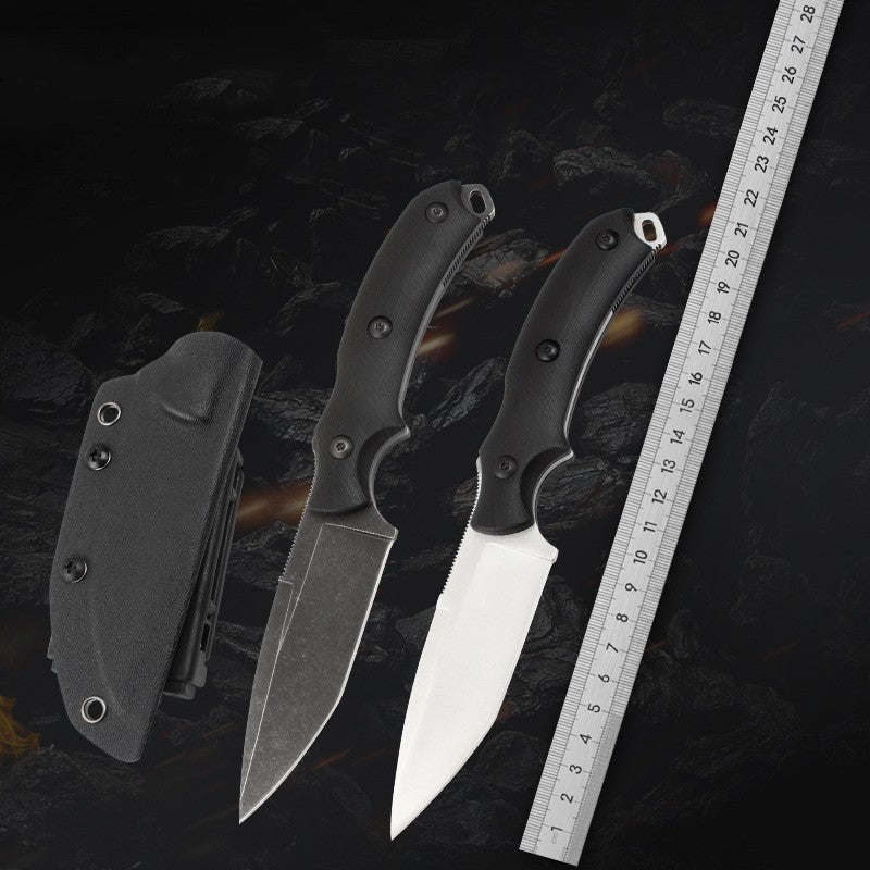 Outdoor Wilderness Survival Small Straight Knife 