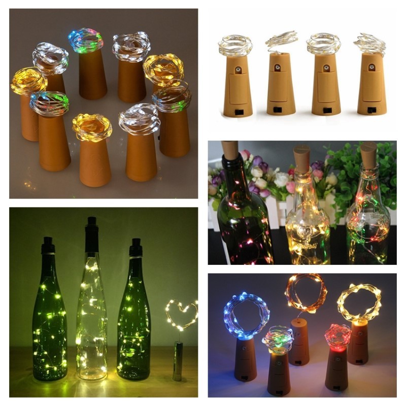 Wine Bottle Lights String 2M 20 Leds 