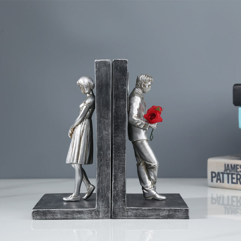 Modern Creative Bookends Books Stand By Ornaments