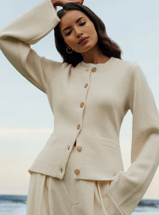Elegant Embrace Knit Cardigan